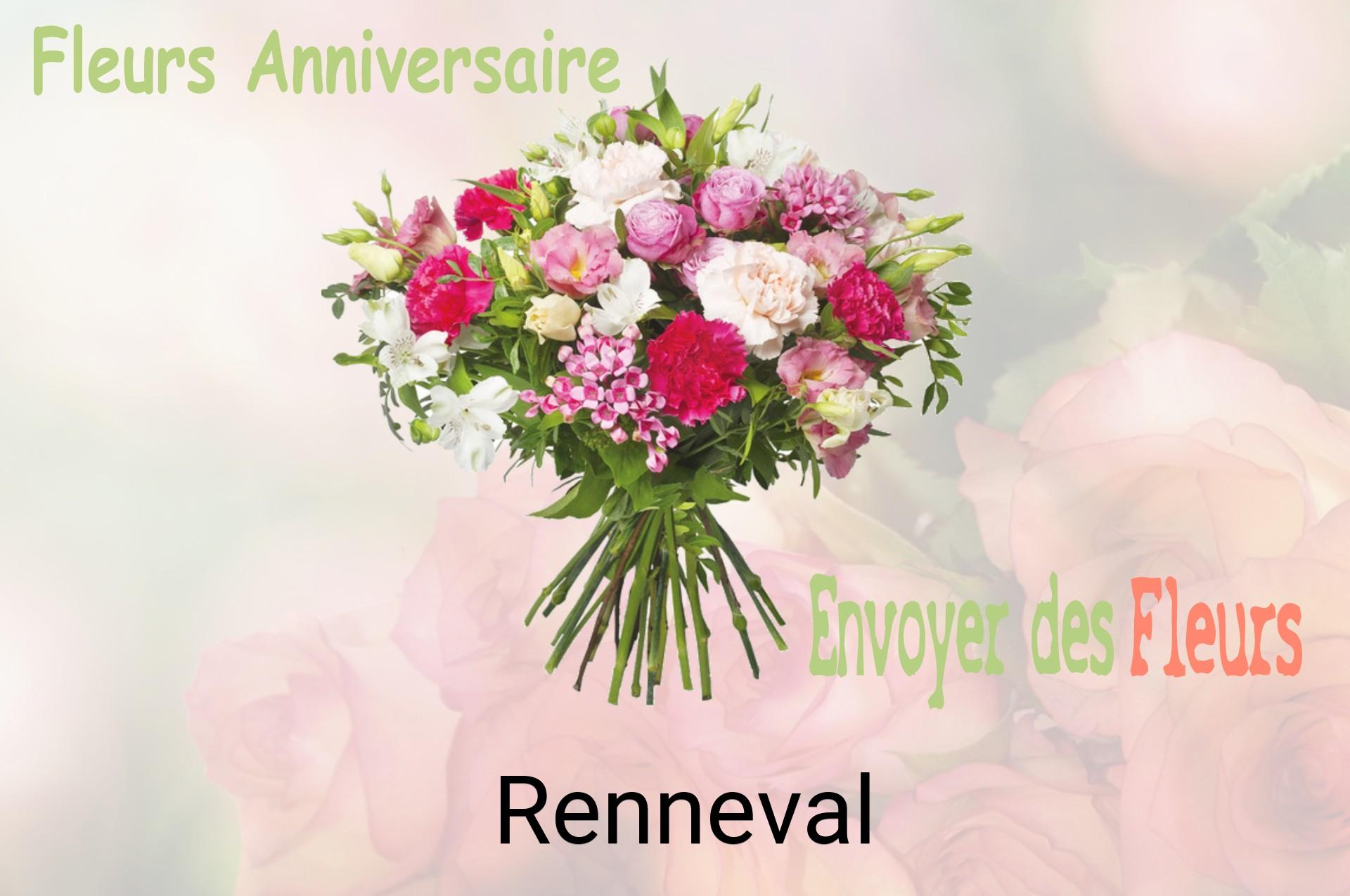 Bouquet de fleurs d’anniversaire livré à Renneval